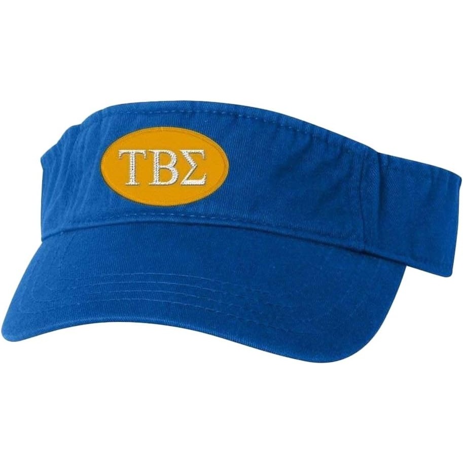 image:imageTau Beta Sigma Greek Oval Heavy VisorRoyal Blue