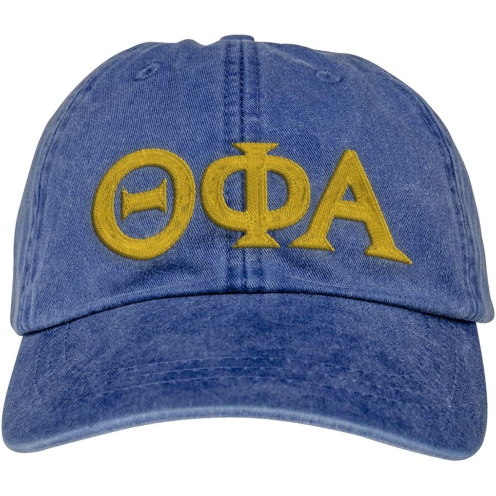 image:imageTheta Phi Alpha Lettered Premium Pastel HatRoyal Blue