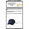 Personalized Alpha Delta Pi Greek Line Hat(Navy Blue)
