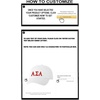 Personalized Alpha Sigma Alpha ASA Greek Line Hat(White)