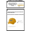 Personalized Delta Upsilon Du Greek Line Hat(Gold)