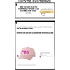 Personalized Gamma Phi Beta Greek Line Hat(Pink)
