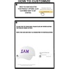 Personalized Sigma Alpha Mu Greek Line Hat(White)
