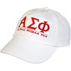 Alpha Sigma Phi World Famous Line Hat(White)
