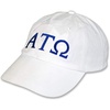 Alpha Tau Omega ATO Letter Hat(White)