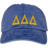 Delta Delta Delta Lettered Premium Pastel Hat(Royal Blue)