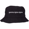 Gamma Sigma Sigma Bucket Hat Black