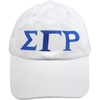 Sigma Gamma Rho Greek Letter Hat(White)