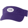 Tau Epsilon Phi Greek Oval Heavy Visor(Purple W/Purple Thread)