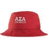 Women’s Alpha Sigma Alpha ASA Sorority Greek Letter Bucket Hat(Red)