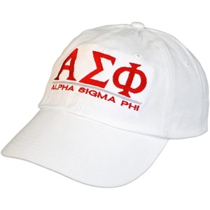 Alpha Sigma Phi World Famous Line Hat(White)