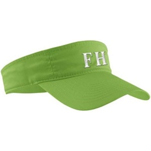 Farmhouse Greek Letter Visor(Forest Green W/White Thread)