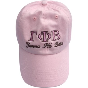 Greekgear Gamma Phi Beta Script Cap(Pink)