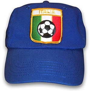 Italia Soccer Baseball Hat(Blue)