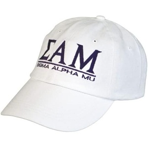 Sigma Alpha Mu World Famous Line Hat(White)
