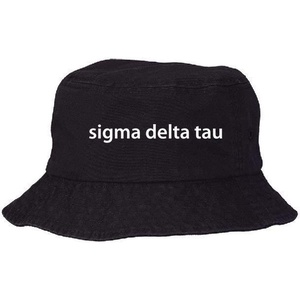 Sigma Delta Tau Bucket Hat Black