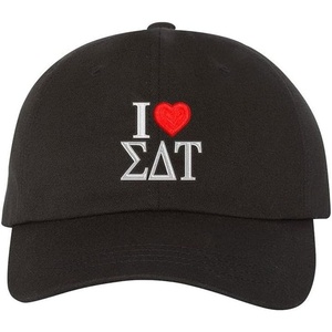 Sigma Delta Tau I Love Hat Black