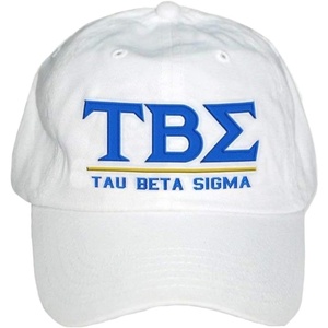 Tau Beta Sigma World Famous Line Hat(White)