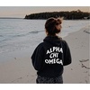 Greekgear Alpha Chi Omega Social Hoodie(Black)