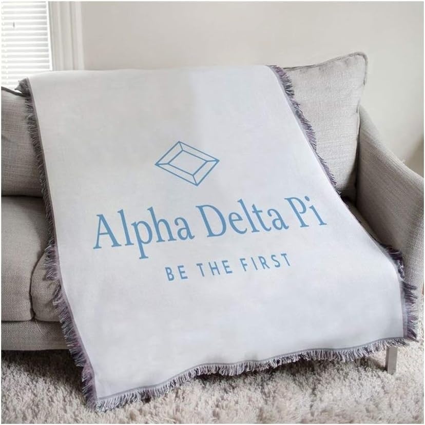 image:imageGreekgear Alpha Delta Pi Be The First Afghan Blanket Throw