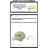 Personalized Alpha Epsilon Phi Greek Line Hat(Tan)