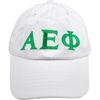 Alpha Epsilon Phi Greek Letter Hat(White)