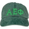 Alpha Epsilon Phi Lettered Premium Pastel Hat(Forest Green)