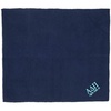 Greekgear Alpha Delta Pi Sherpa Blanket Navy Blue w/Light Blue Thread Color