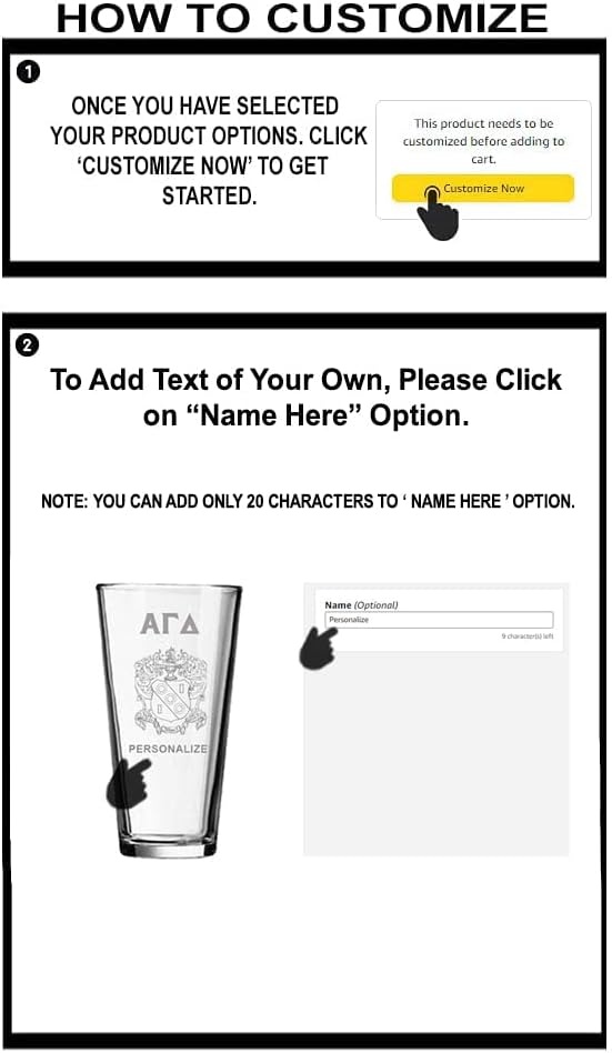 image:imageGreekgear Alpha Gamma Delta Mixing Glass Transparent
