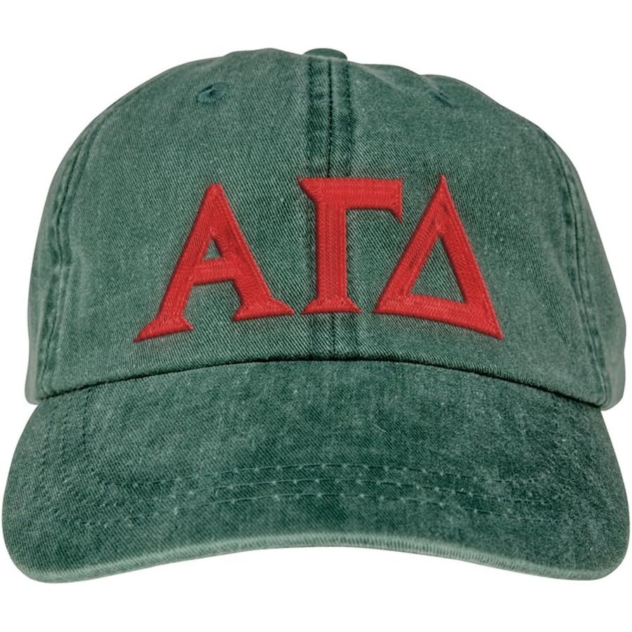 image:imageAlpha Gamma Delta Lettered Premium Pastel HatGreen