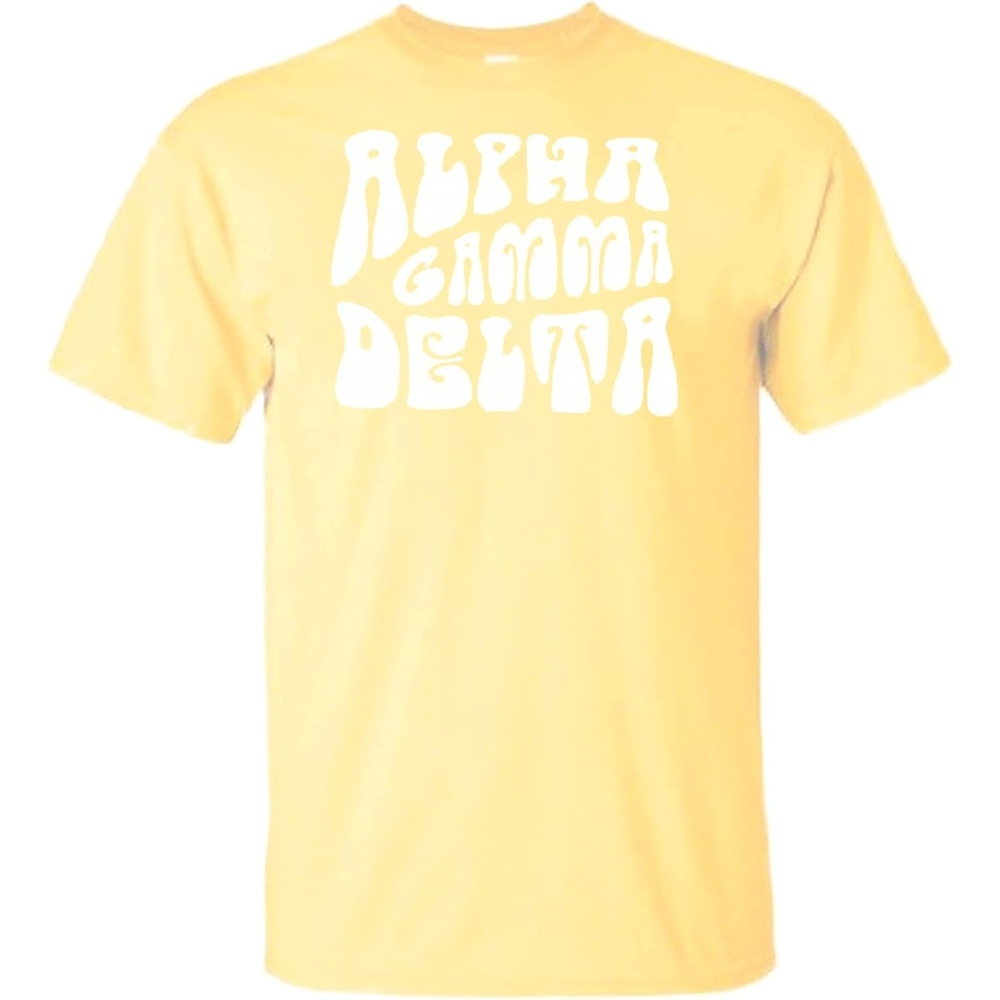 image:imageAlpha Gamma Delta Sorority Shag TShirtMaize