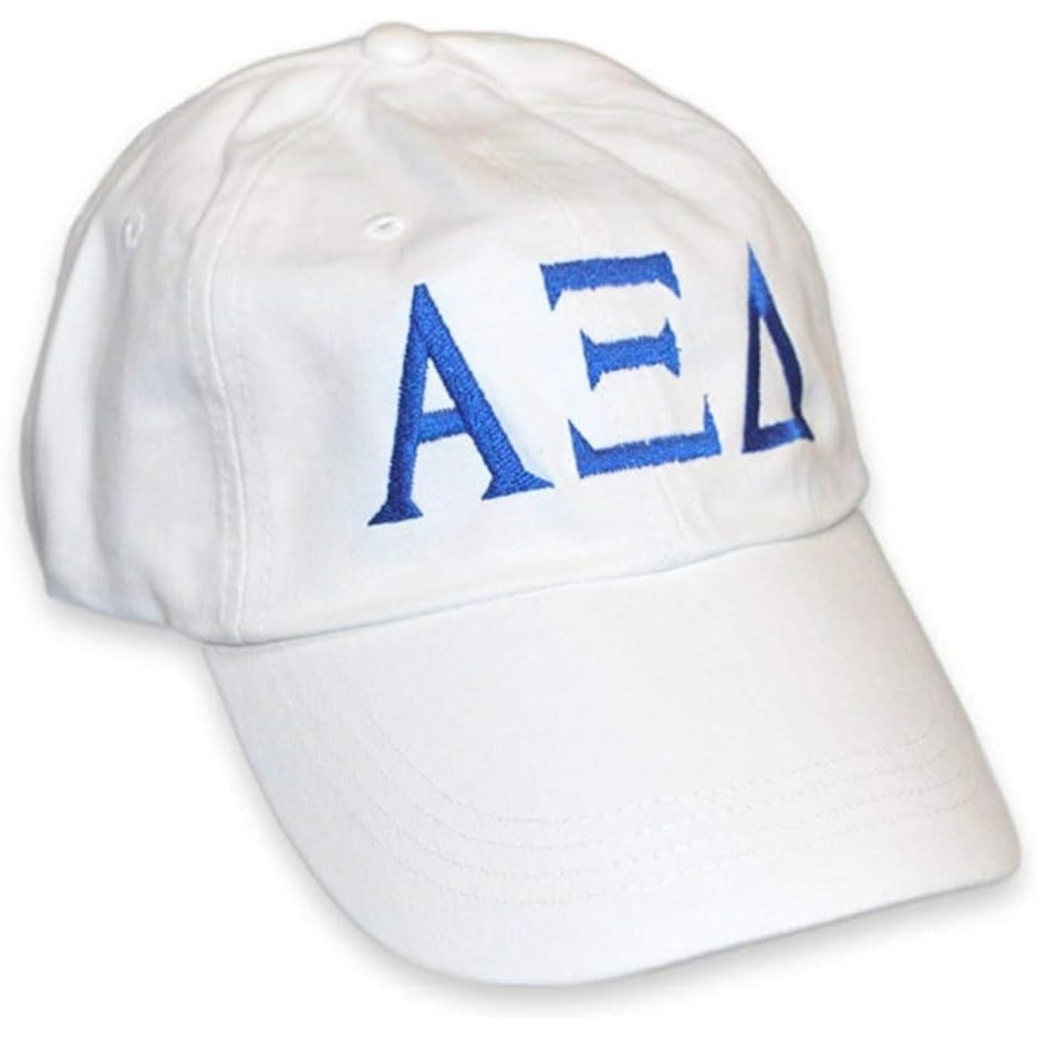 image:imageAlpha Xi Delta Letter HatWhite