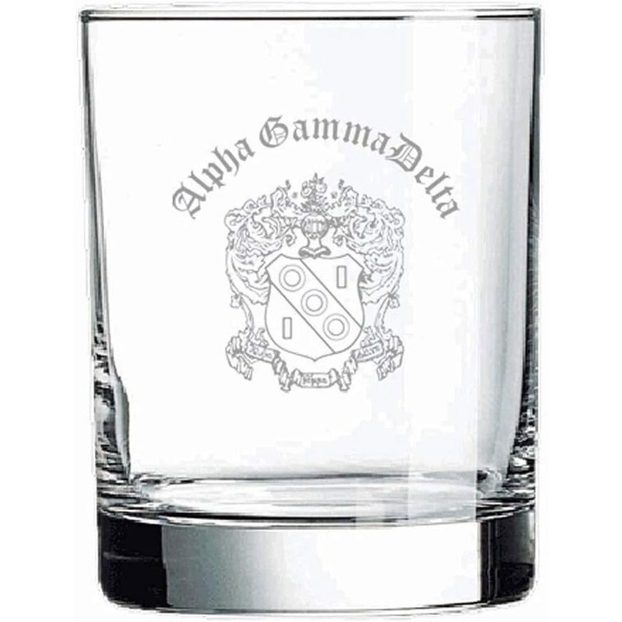 image:imageGreekgear Alpha Gamma Delta Old Style Glass Transparent
