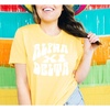 Alpha Xi Delta Sorority Shag T-Shirt(Maize)
