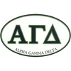 Alpha Gamma Delta Euro Style Sticker