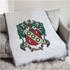 Alpha Gamma Delta Full Color Crest Afghan Blanket Throw
