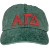 Alpha Gamma Delta Lettered Premium Pastel Hat(Green)