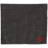 Greekgear Alpha Gamma Delta Sherpa Blanket Charcoal w/Red Thread Color