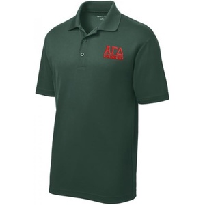 Alpha Gamma Delta Greek Letter Polos(Green)
