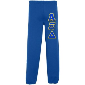 Alpha Xi Delta Lettered Sweatpants(Royal Blue)