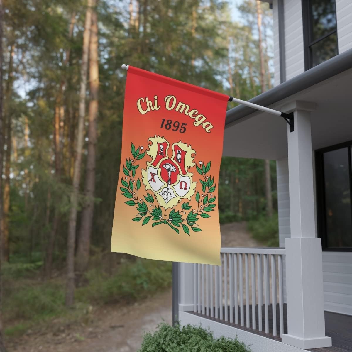 image:imageChi Omega House Flag Banner