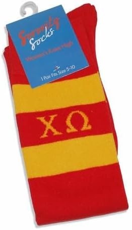 image:imageGreekgear Chi Omega Chi O Knee Socks Pack of 2 Pairs