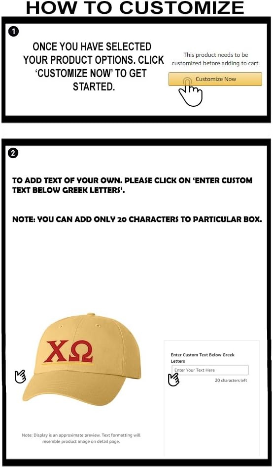 image:imagePersonalized Chi Omega Chi O Greek Line HatYellow