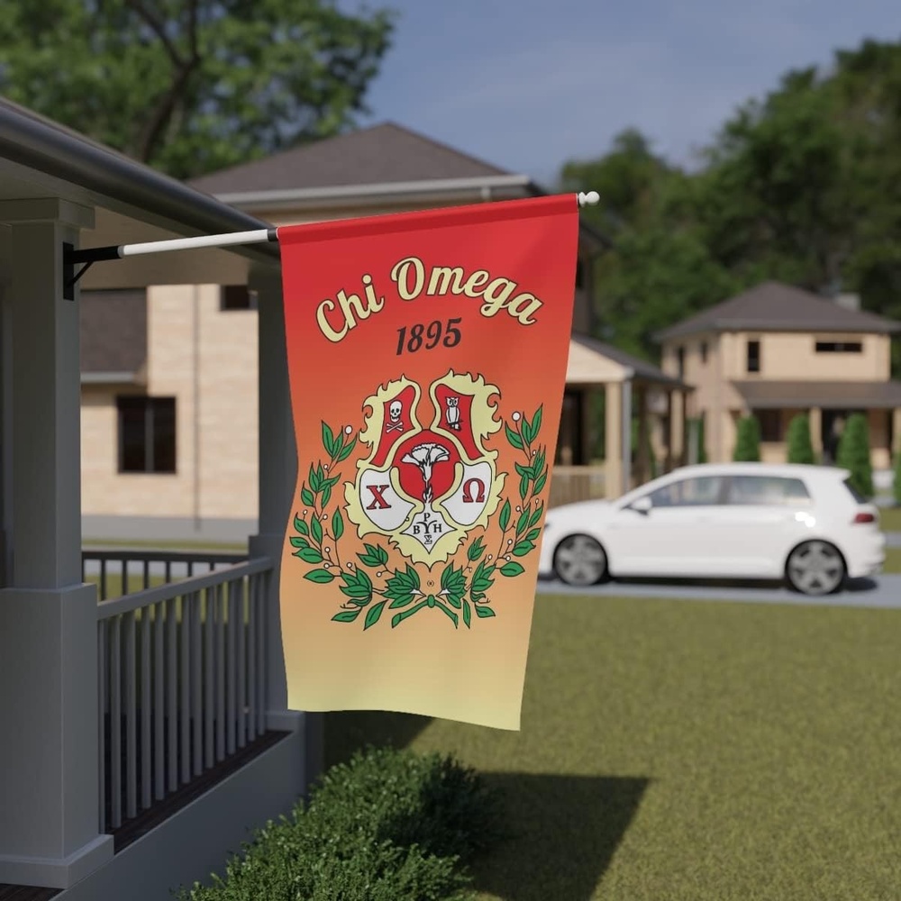 image:imageChi Omega House Flag Banner