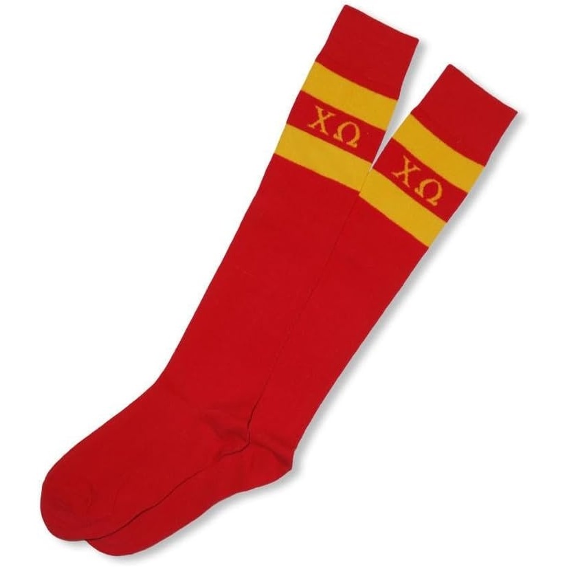 image:imageGreekgear Chi Omega Chi O Knee Socks Pack of 2 Pairs