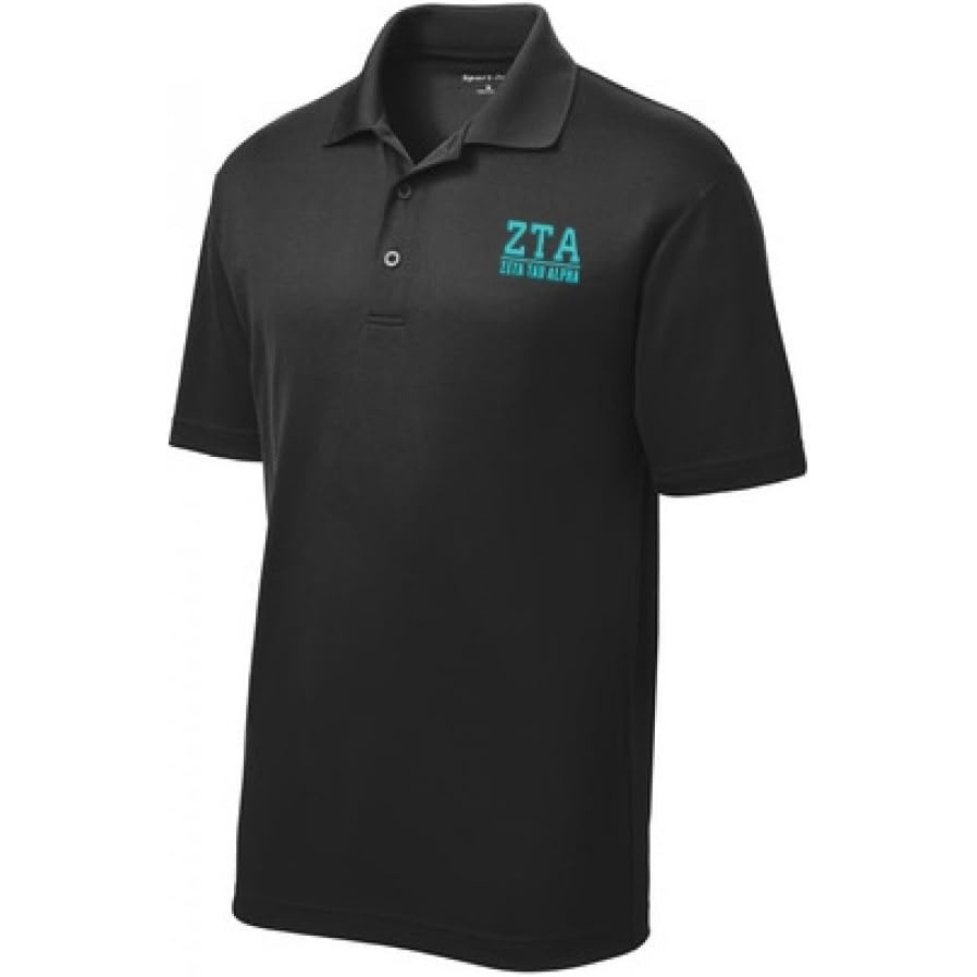 image:imageZeta Tau Alpha Greek Letter Polos Small Black