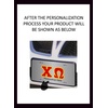 Chi Omega Lettered License Cover