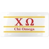 Chi Omega Chi O Lettered Lines License Covers