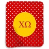 Chi Omega Chi O Polka Dots Sherpa Lap Blanket