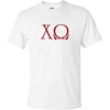 Chi Omega University Greek T-Shirts(White)